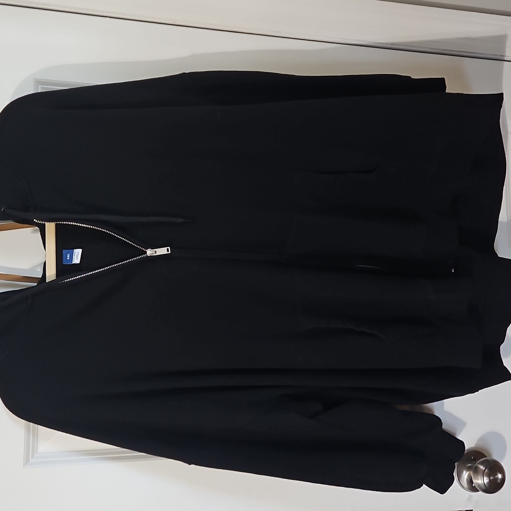 Old Navy Black Zip Up Hoodie